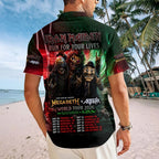 Iron Maiden 2026 World Tour Short Sleeve Button-Down Shirt – TMTHU9074