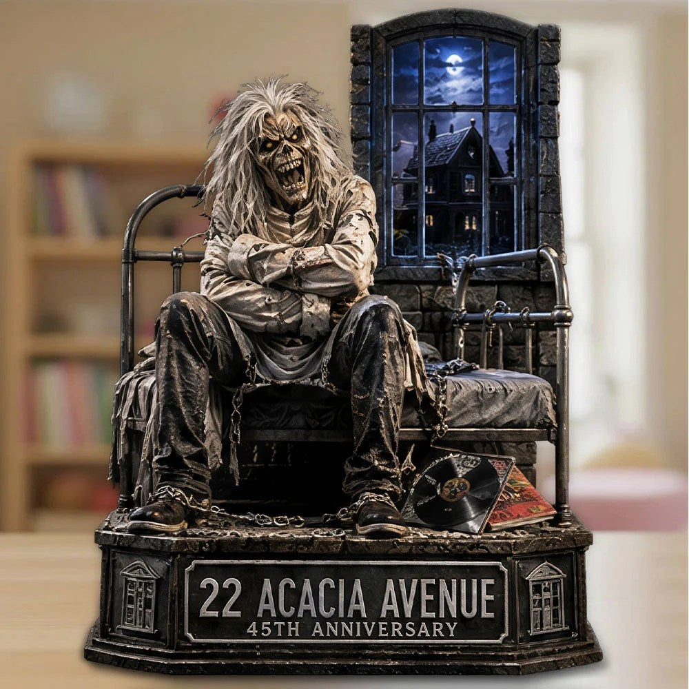 Iron Maiden: 22 Acacia Avenue 45th Anniversary Custom Shape Acrylic Plaque – TMTHU9995