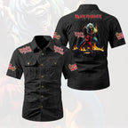 Iron Maiden 2D Short Sleeve Mechanic Shirt – HOATT20168