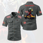 Iron Maiden 2D Short Sleeve Mechanic Shirt – HOATT20168