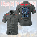 Iron Maiden 2D Short Sleeve Mechanic Shirt – HOATT20206
