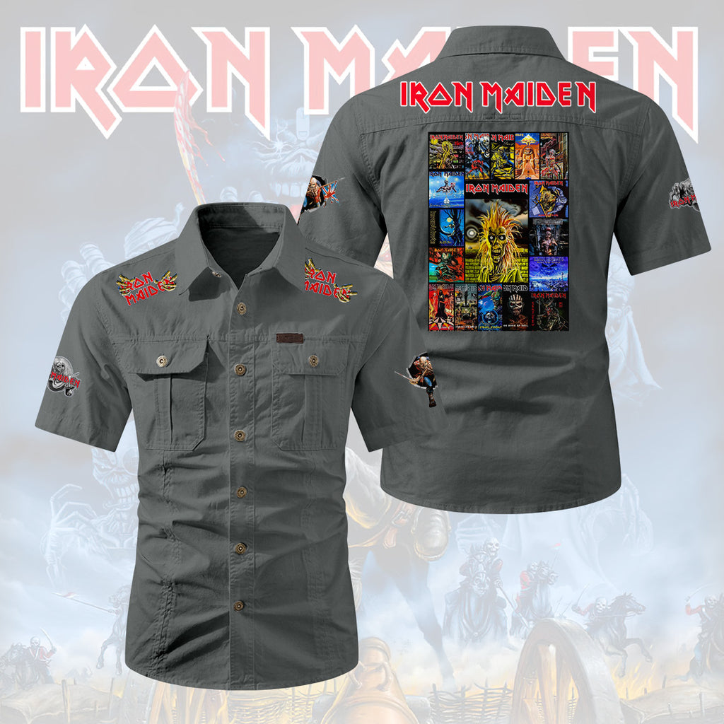 Iron Maiden 2D Short Sleeve Mechanic Shirt – HOATT20207