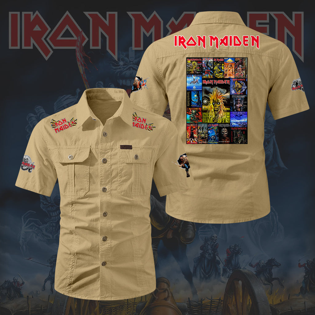 Iron Maiden 2D Short Sleeve Mechanic Shirt – HOATT20207