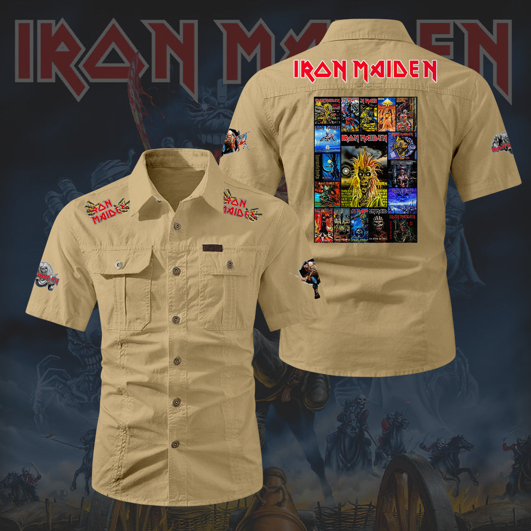 Iron Maiden 2D Short Sleeve Mechanic Shirt – HOATT20207