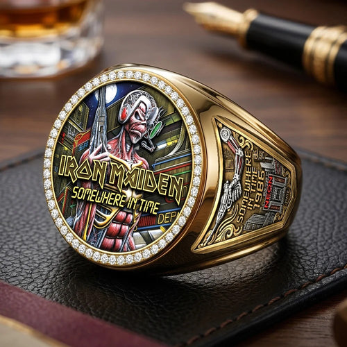 Iron Maiden 3D Engraved Ring – TMTHU10034
