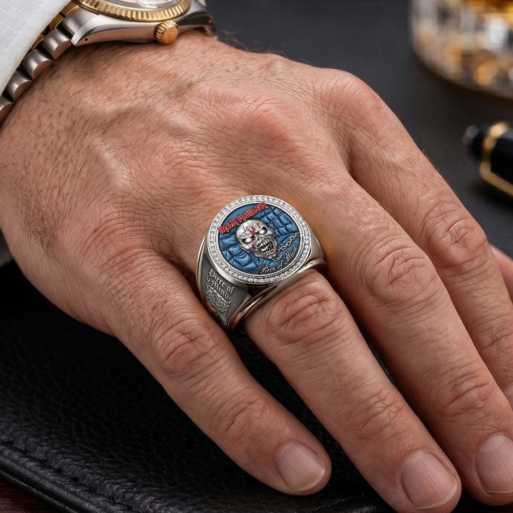 Iron Maiden 3D Engraved Ring – TMTHU7122