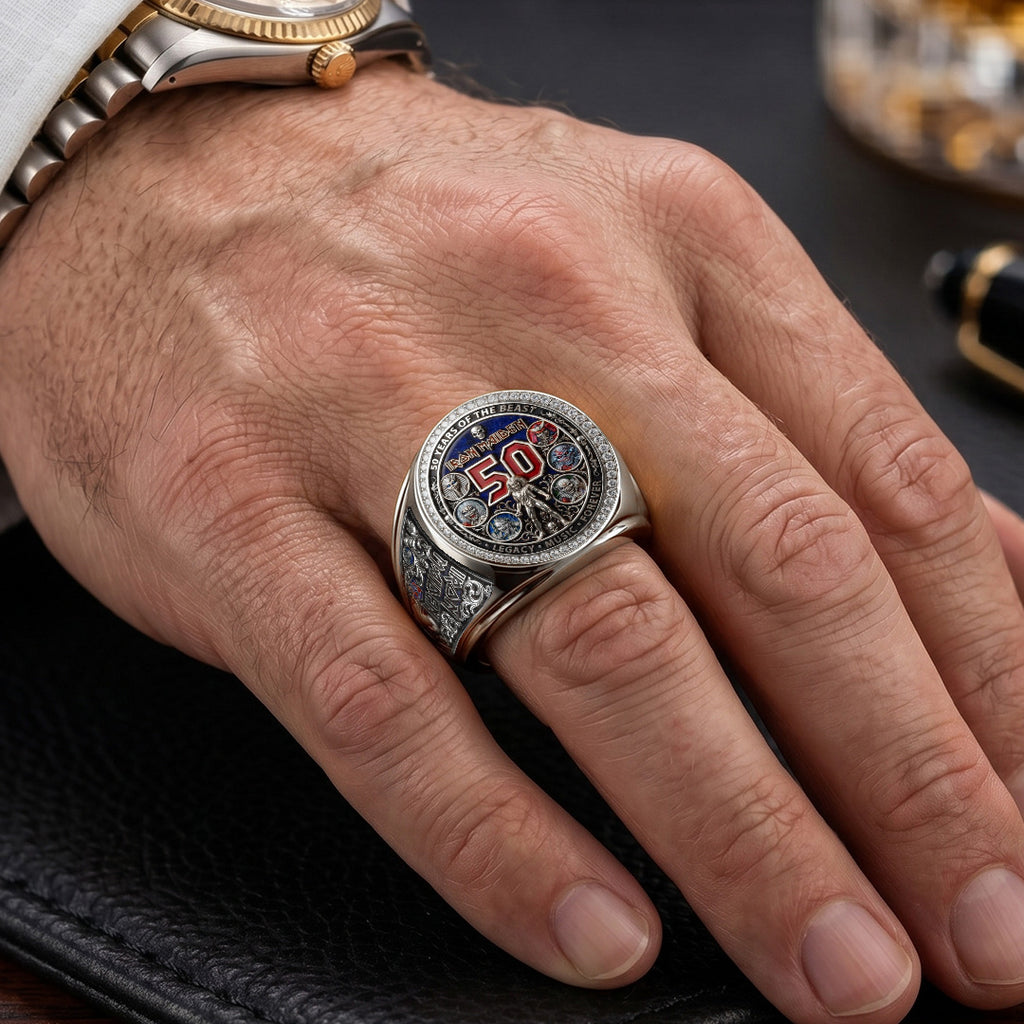 Iron Maiden 3D Engraved Ring – TMTHU7268