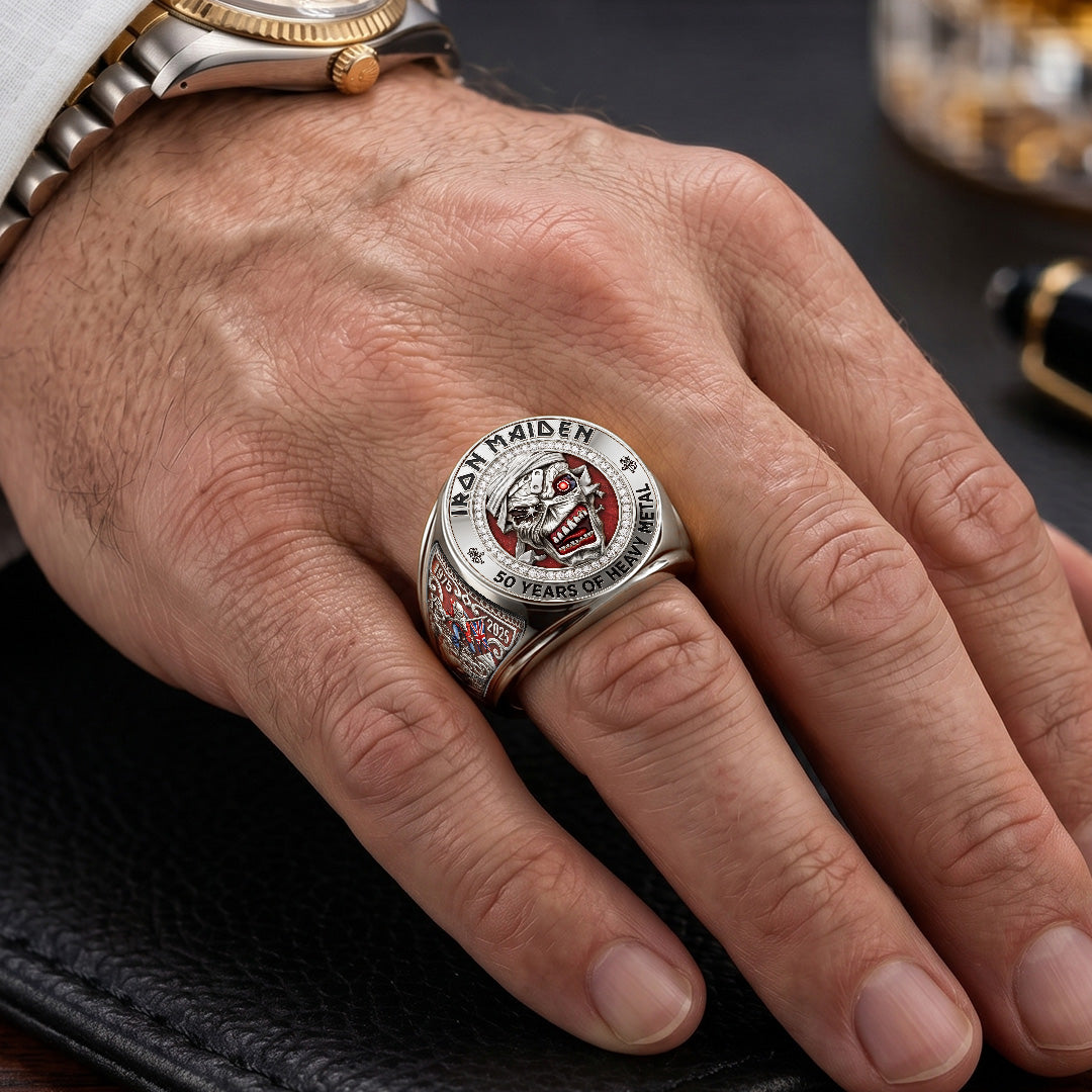 Iron Maiden 3D Engraved Ring – TMTHU7304