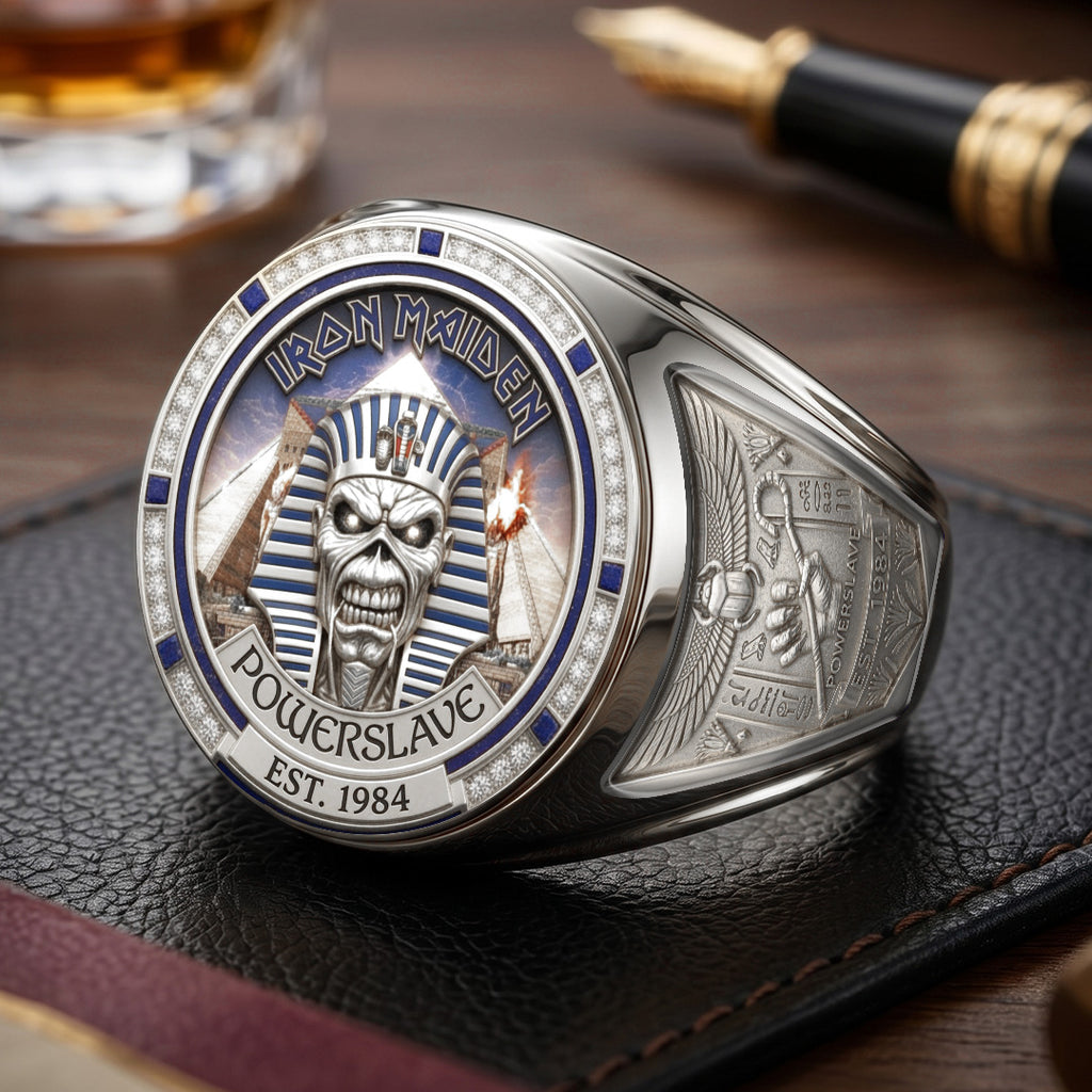 Iron Maiden 3D Engraved Ring – TMTHU7579