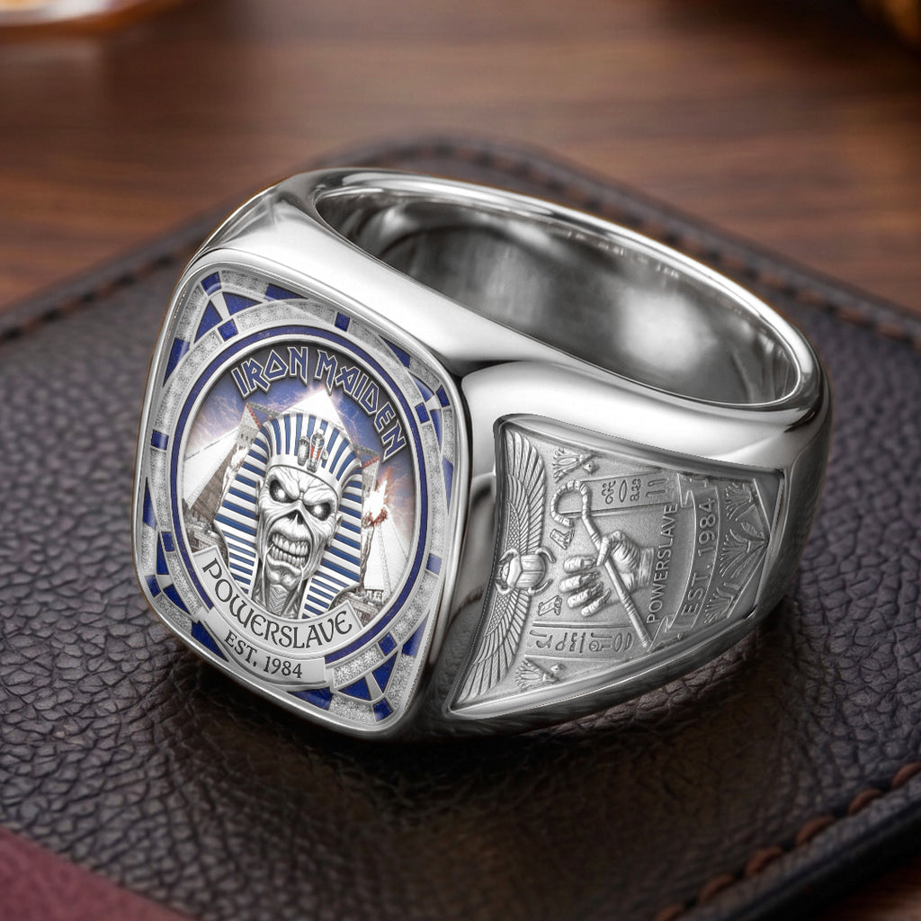 Iron Maiden 3D Engraved Ring – TMTHU7579