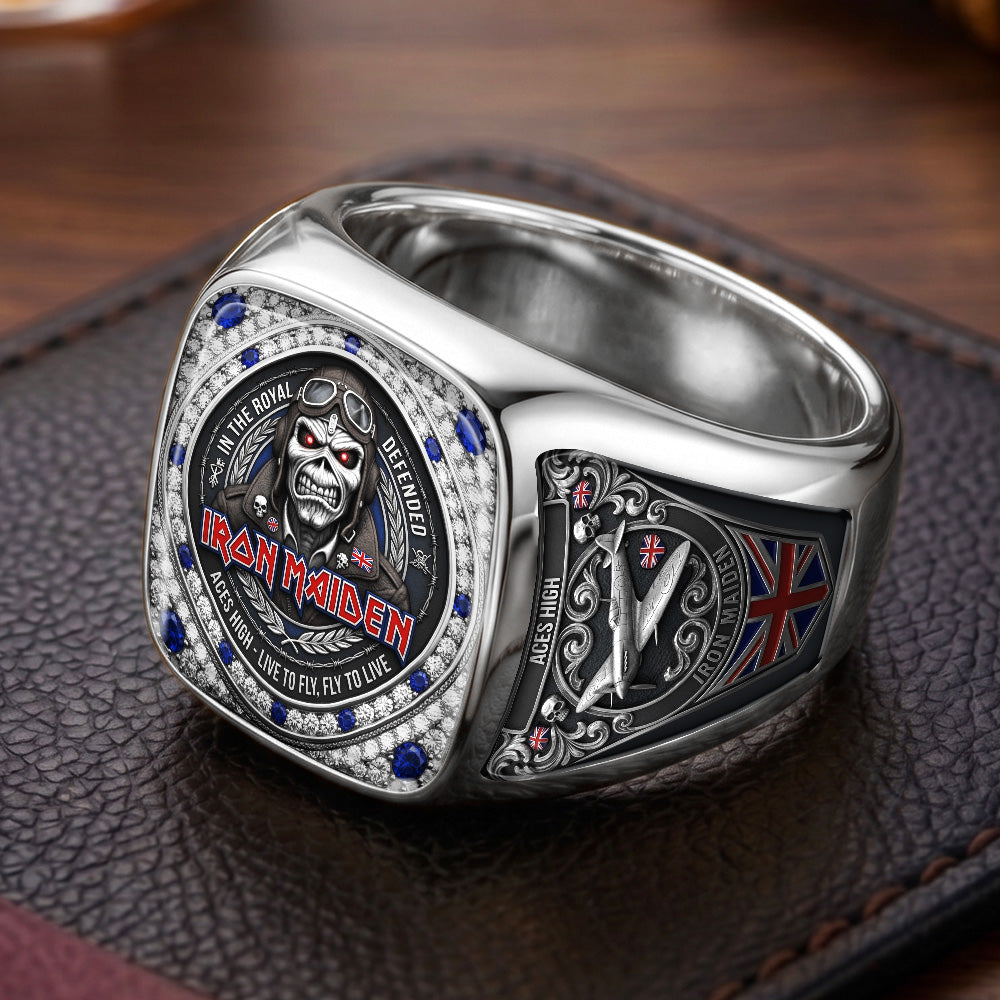Iron Maiden 3D Engraved Ring – TMTHU7580