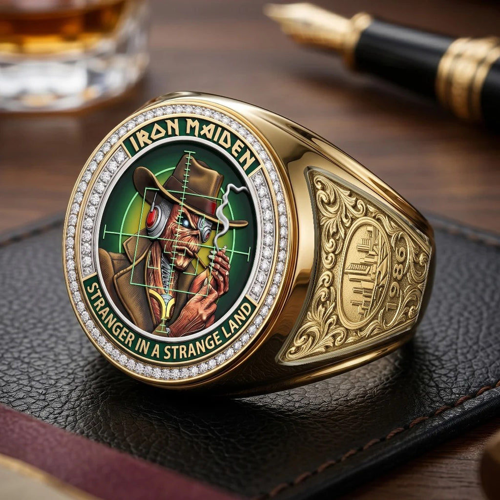 Iron Maiden 3D Engraved Ring – TMTHU9430