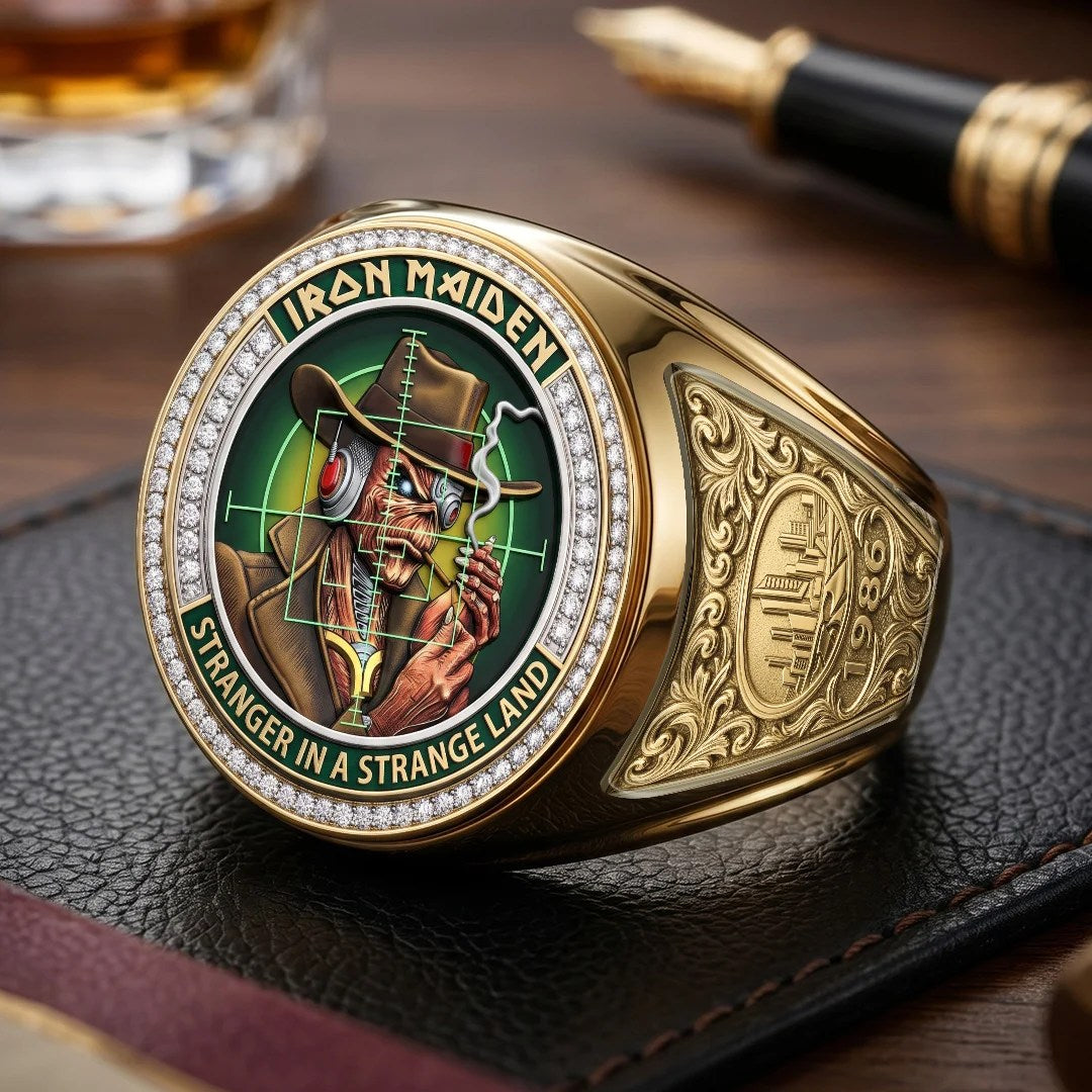 Iron Maiden 3D Engraved Ring – TMTHU9430