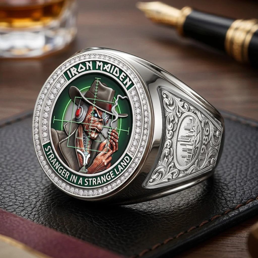Iron Maiden 3D Engraved Ring – TMTHU9430