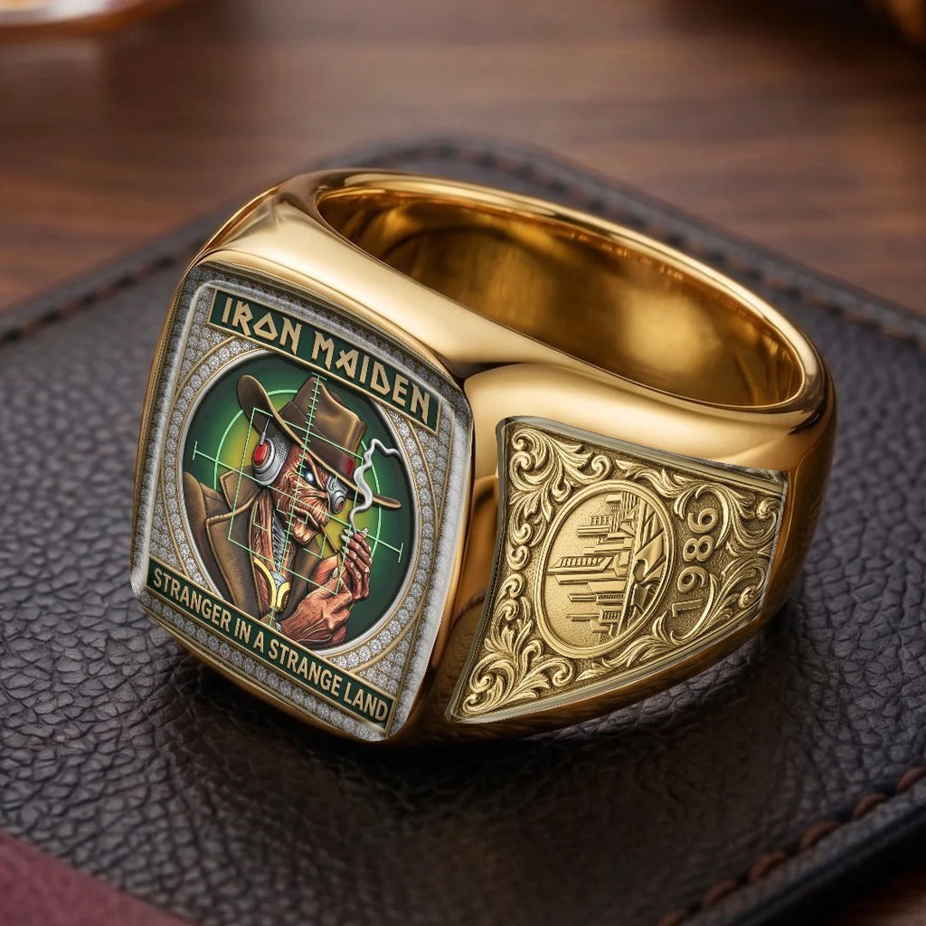Iron Maiden 3D Engraved Ring – TMTHU9430