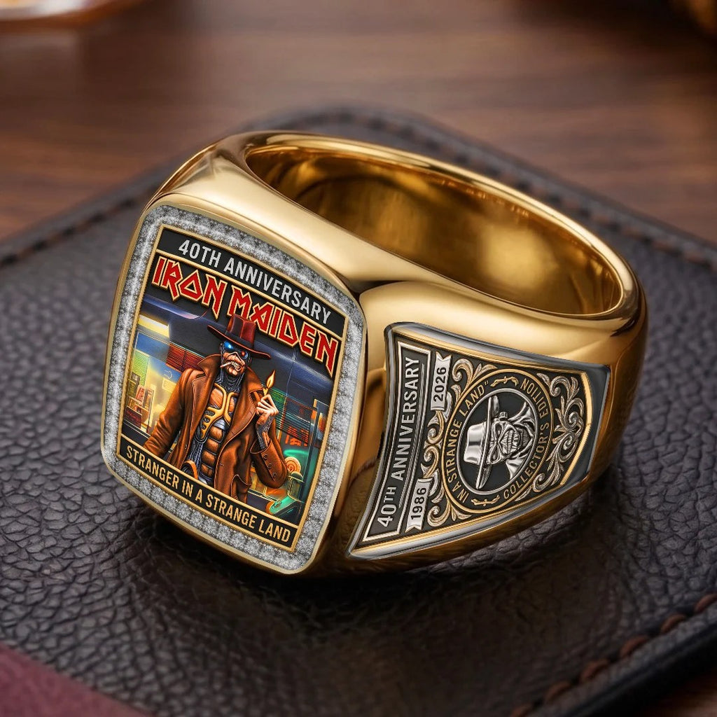 Iron Maiden 3D Engraved Ring – TMTHU9432