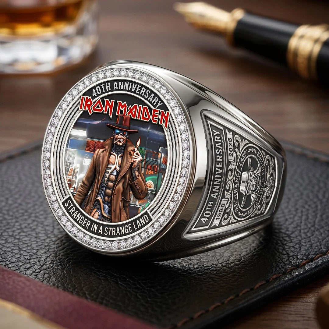 Iron Maiden 3D Engraved Ring – TMTHU9432