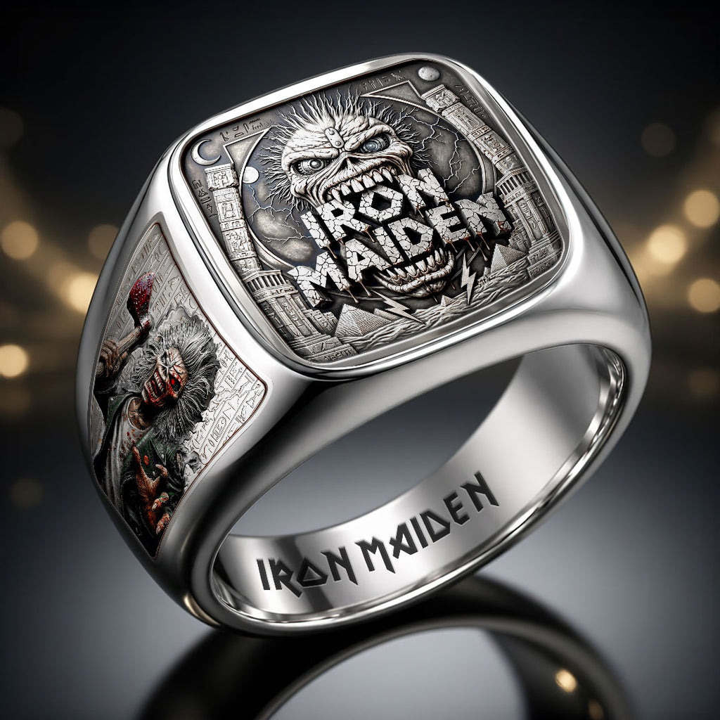 Iron Maiden 3D Engraved Ring – HOATT19125