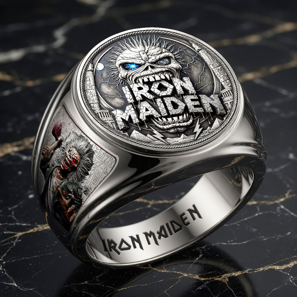 Iron Maiden 3D Engraved Ring – HOATT19125