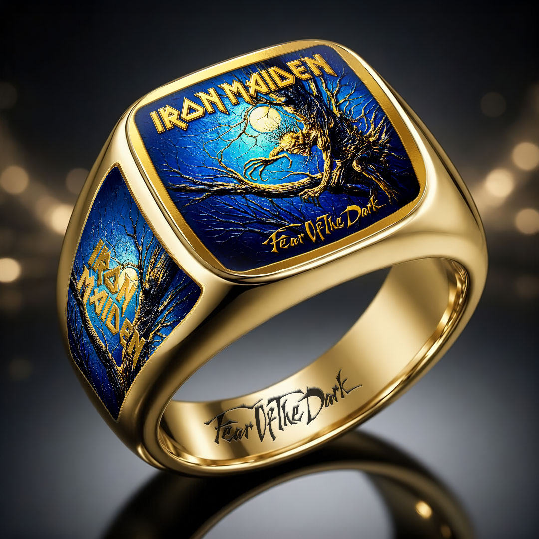 Iron Maiden 3D Engraved Ring – HOATT19342