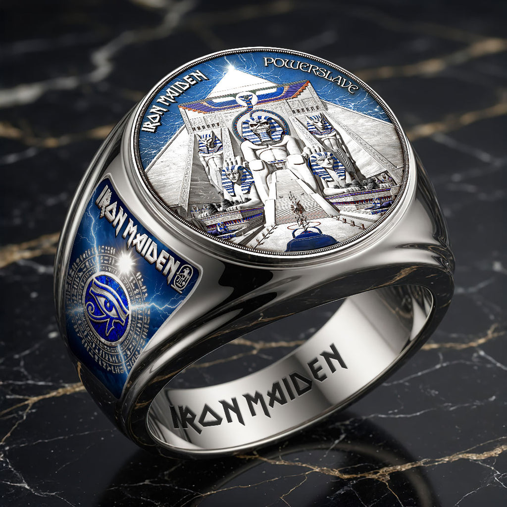 Iron Maiden 3D Engraved Ring – HOATT19368
