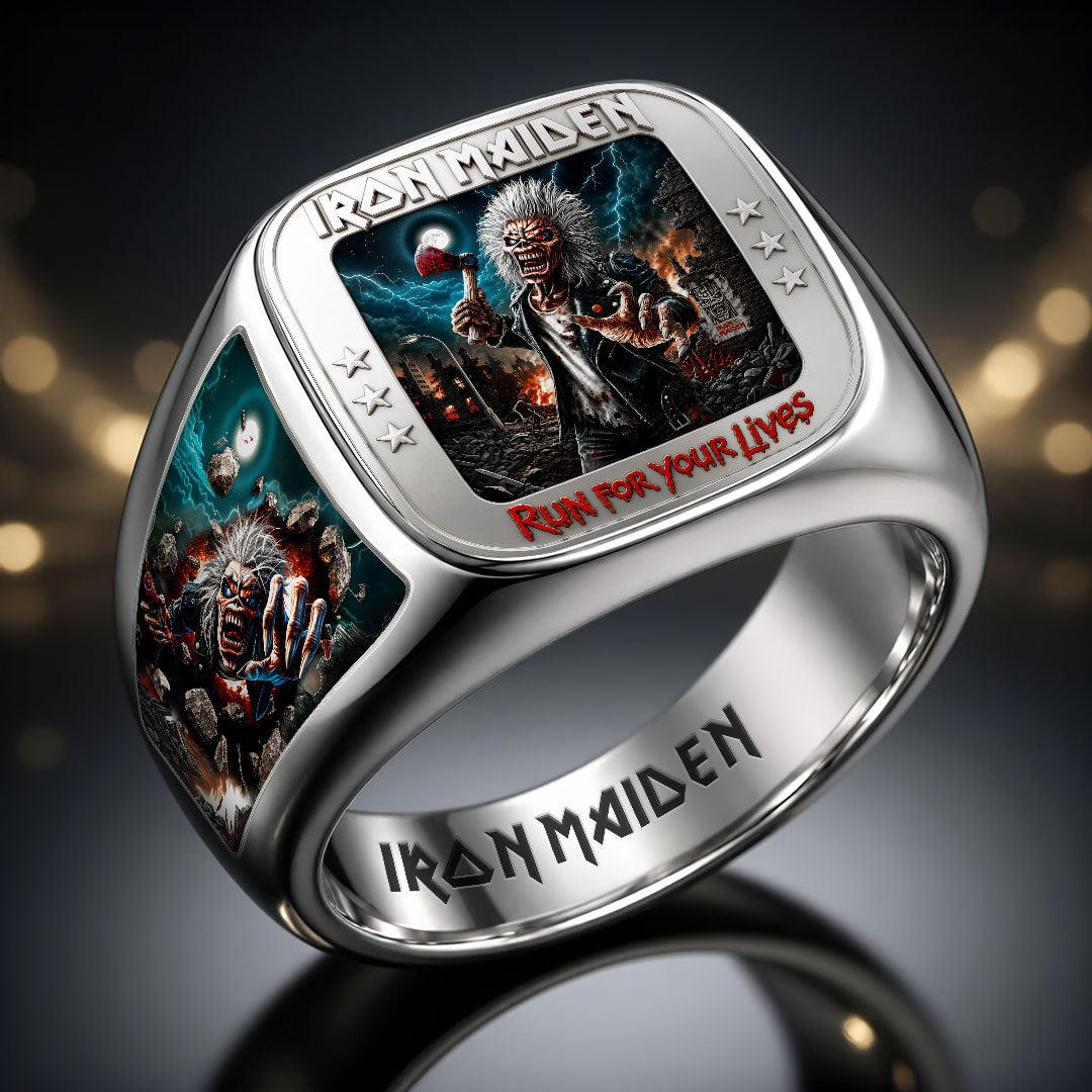 Iron Maiden 3D Engraved Ring – HOATT19529