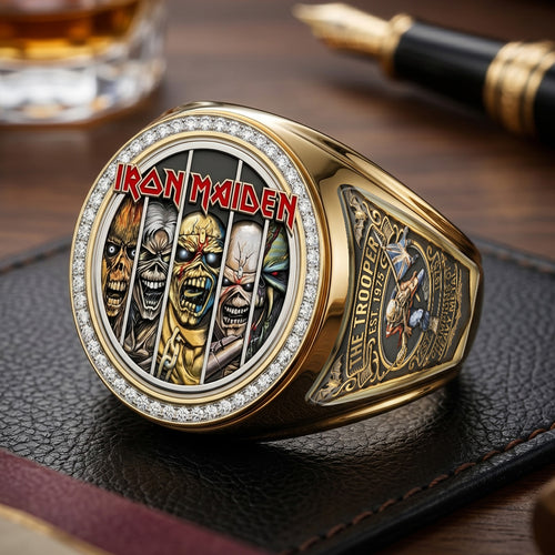Iron Maiden 3D Engraved Ring – TMTHU7381