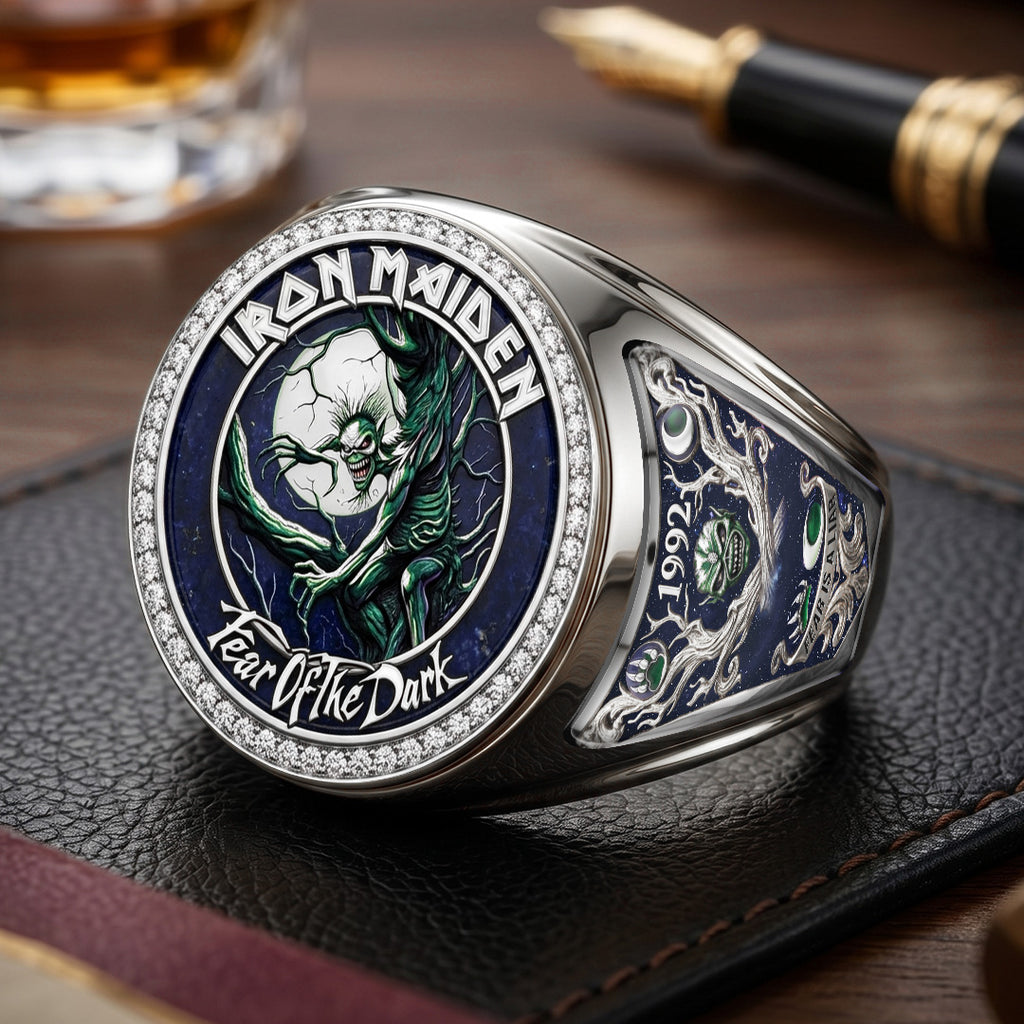Iron Maiden 3D Engraved Ring – TMTHU7389