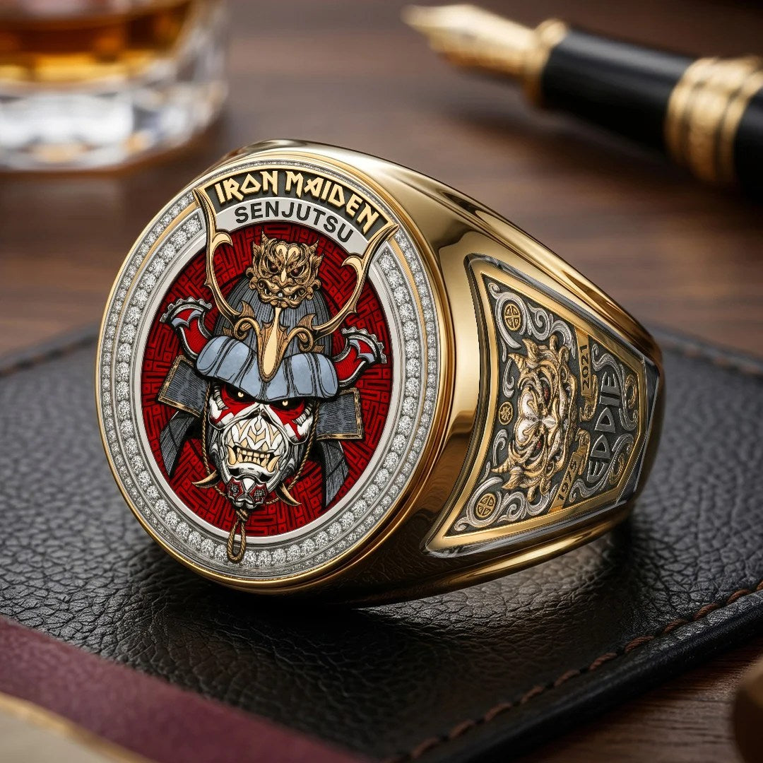 Iron Maiden 3D Engraved Ring – TMTHU9393