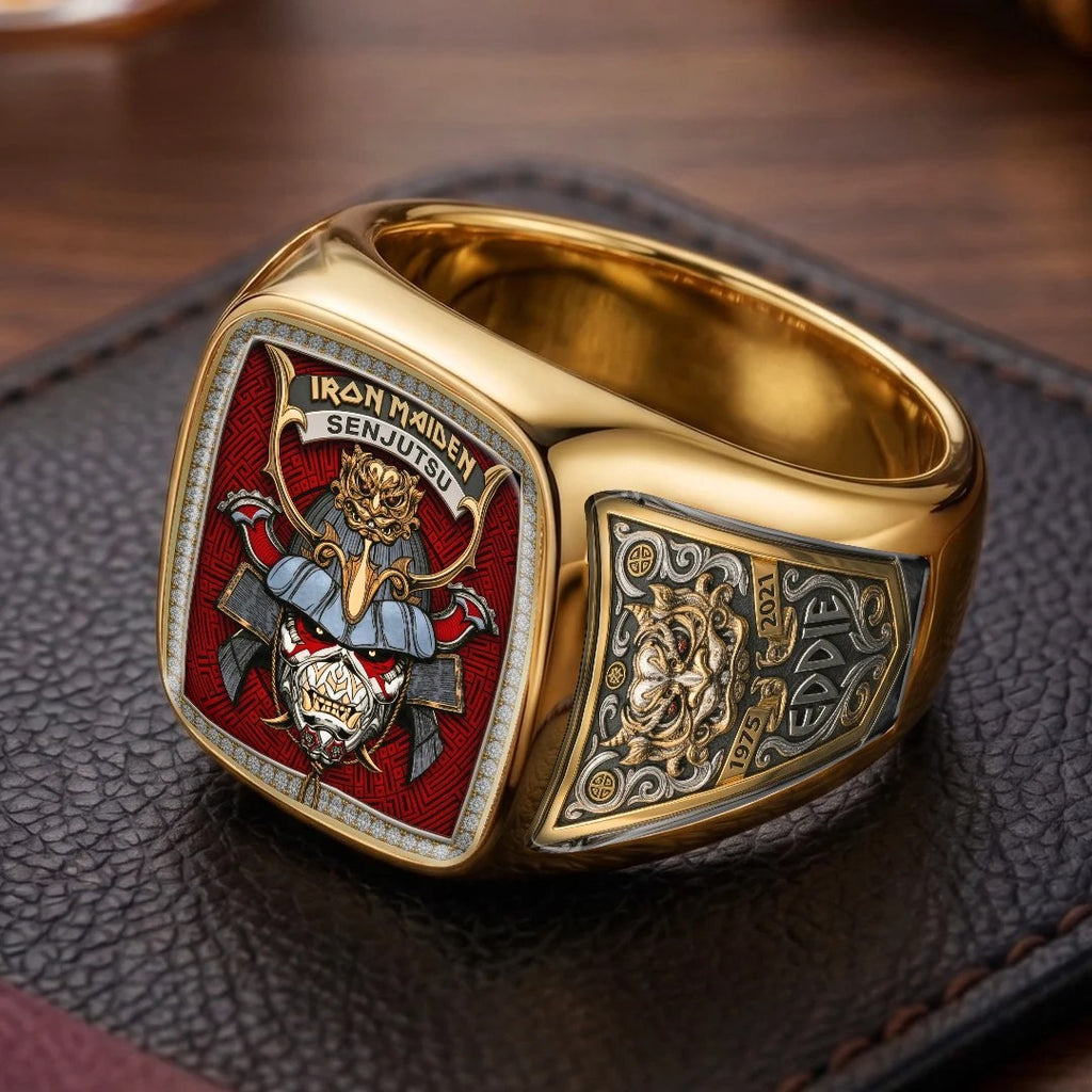Iron Maiden 3D Engraved Ring – TMTHU9393