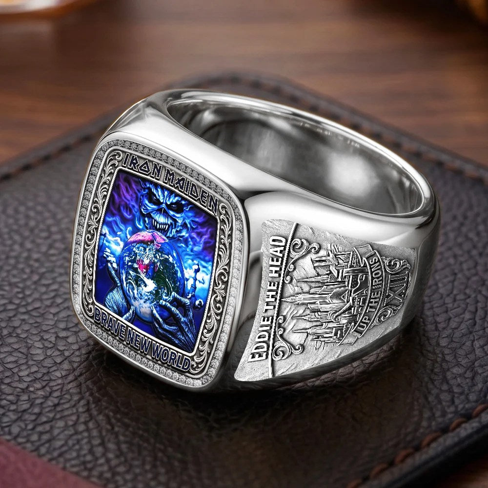 Iron Maiden 3D Engraved Ring – TMTHU9571