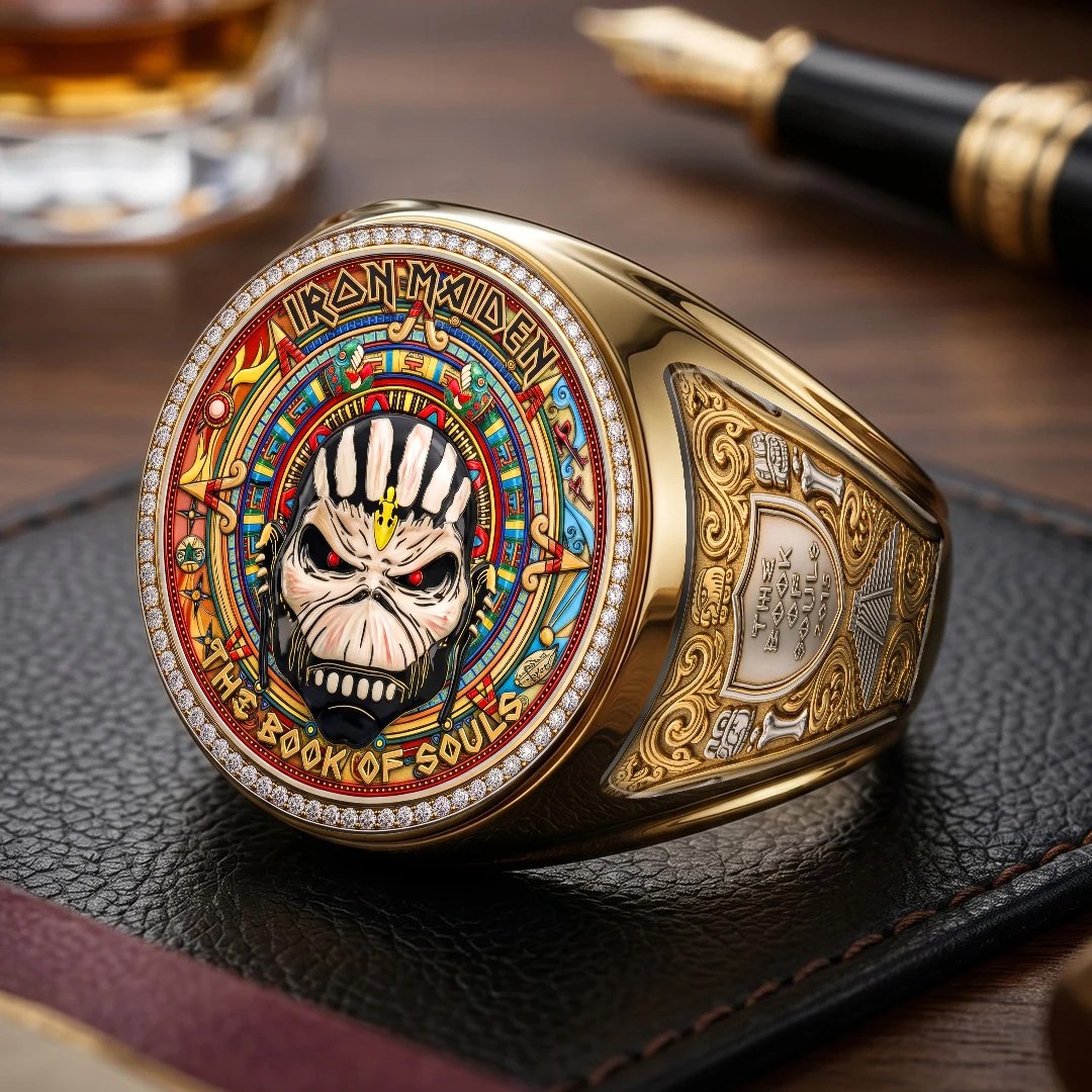 Iron Maiden 3D Engraved Ring – TMTHU9573