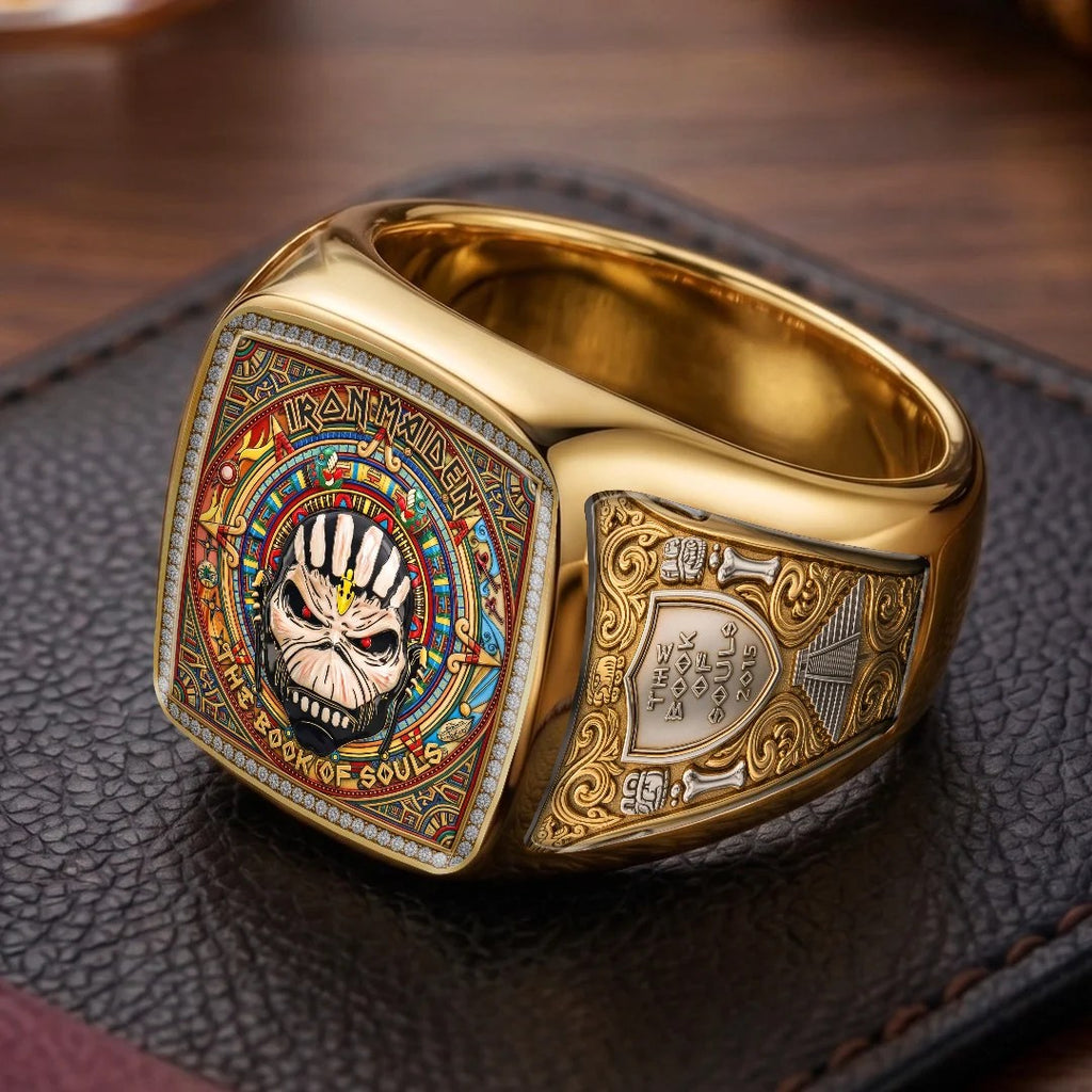 Iron Maiden 3D Engraved Ring – TMTHU9573