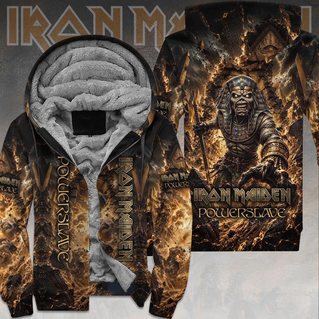 Iron Maiden 3D Fleece Zip Hoodie – TMTHU9436