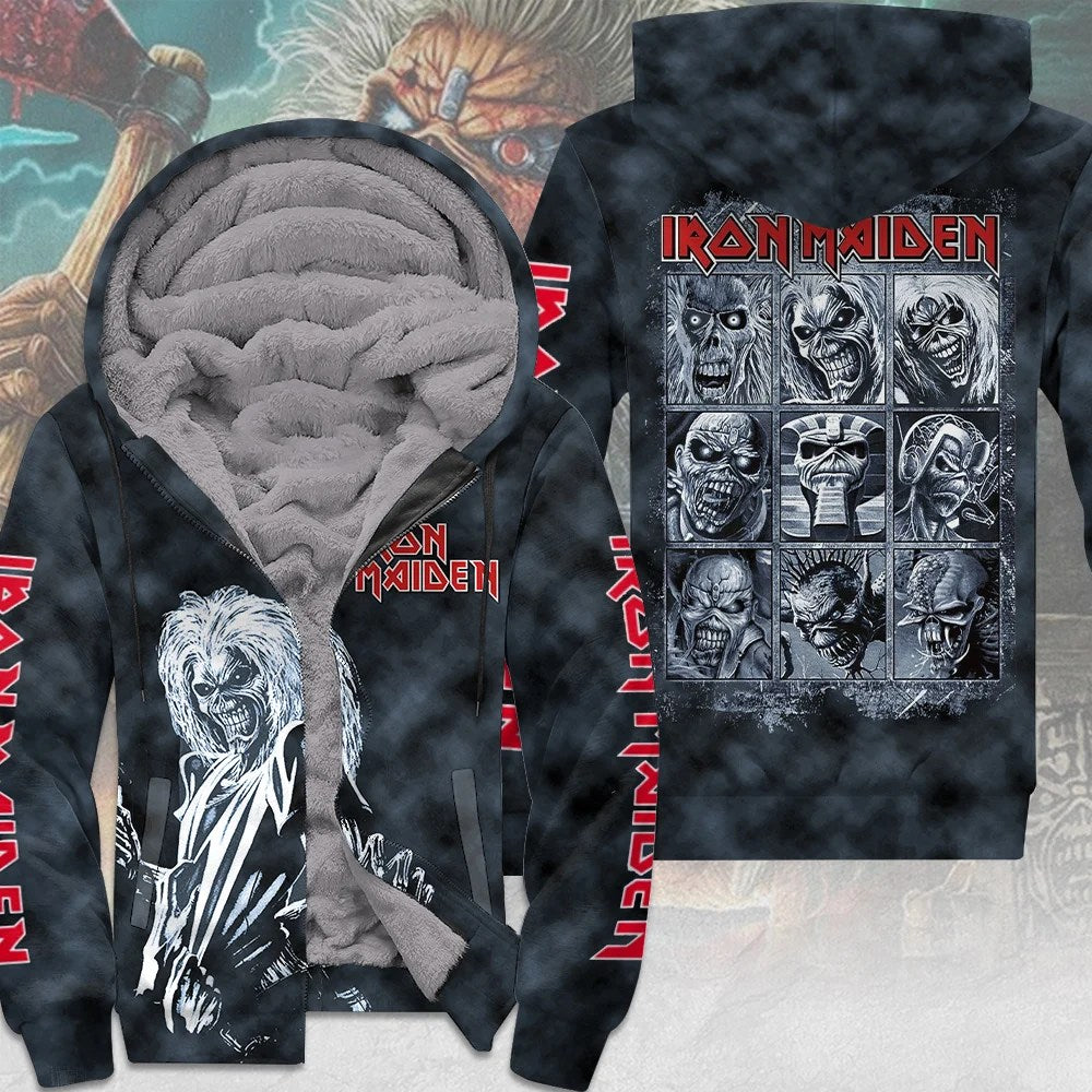 Iron Maiden 3D Fleece Zip Hoodie – MAITM15456