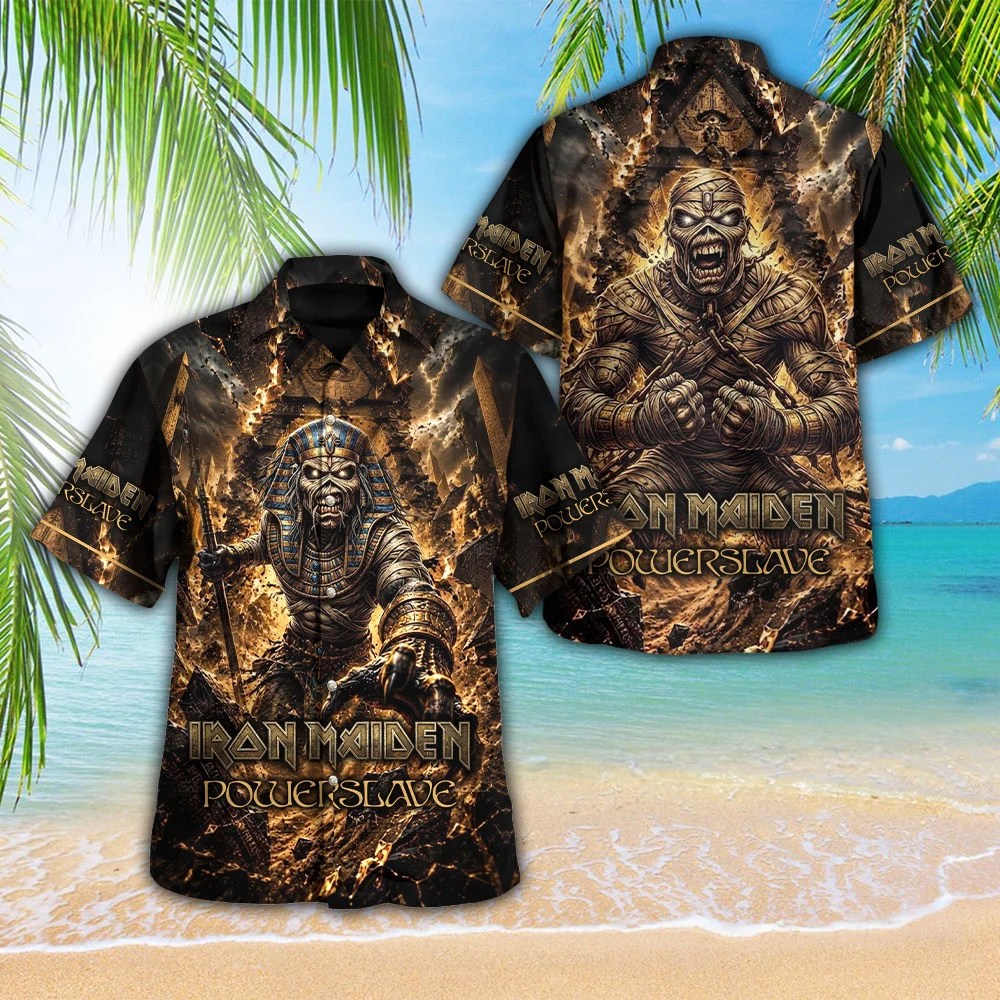 Iron Maiden 3D Hawaiian Apparel – TMTHU8866