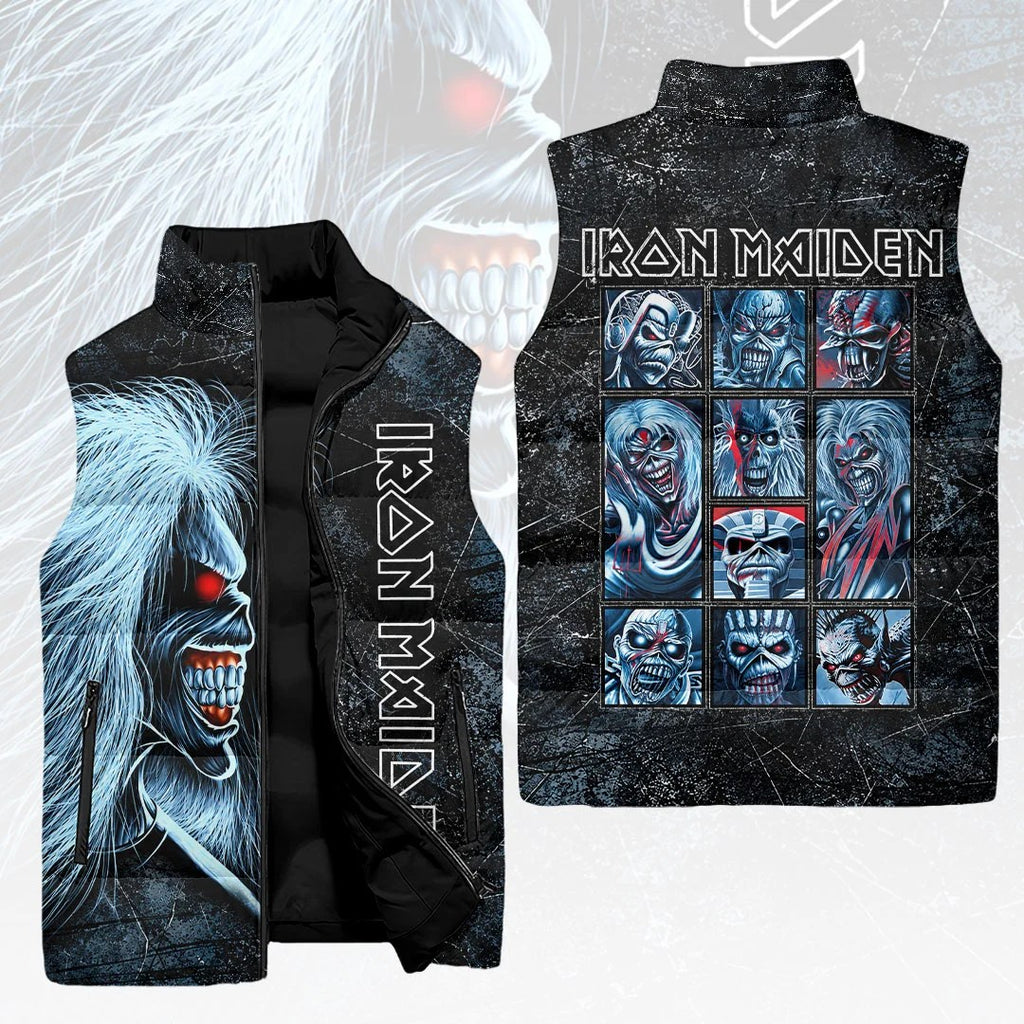 Iron Maiden 3D Sleeveless Down Jacket – HOATT26878