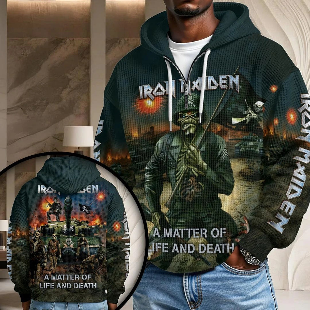 Iron Maiden 3D Unisex Waffle Hoodie – HOATT20598