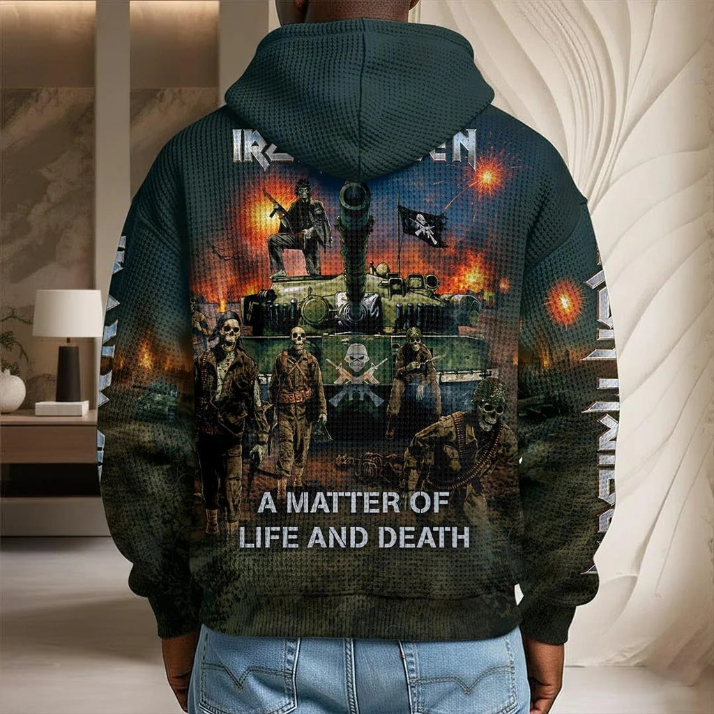 Iron Maiden 3D Unisex Waffle Hoodie – HOATT20598