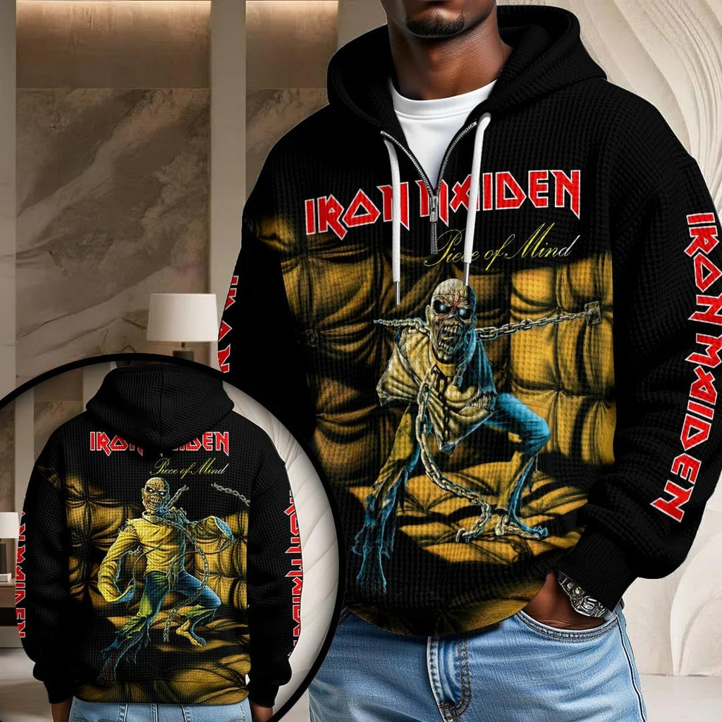 Iron Maiden 3D Unisex Waffle Hoodie – HOATT20605