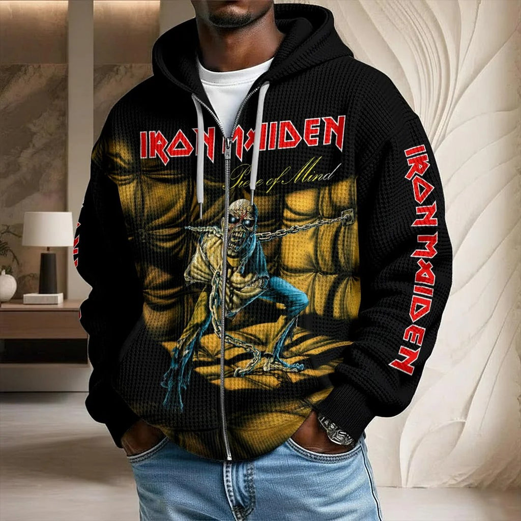 Iron Maiden 3D Unisex Waffle Hoodie – HOATT20605