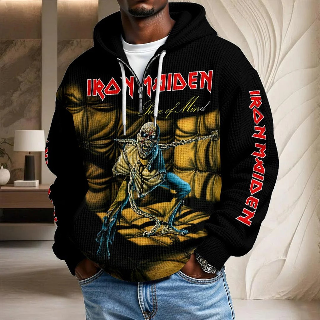 Iron Maiden 3D Unisex Waffle Hoodie – HOATT20605