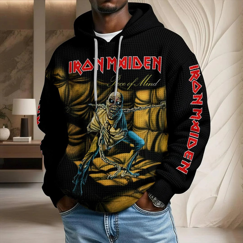 Iron Maiden 3D Unisex Waffle Hoodie – HOATT20605