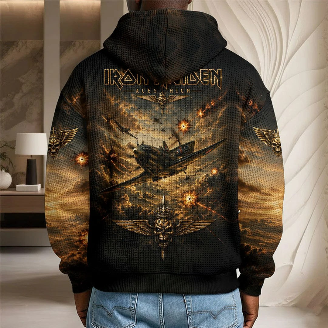 Iron Maiden 3D Unisex Waffle Hoodie – TMTHU8807