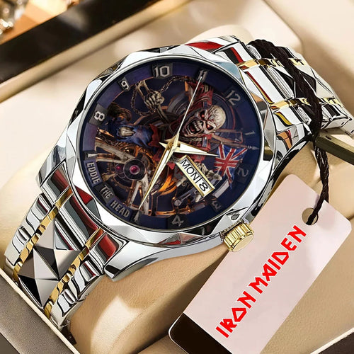 Iron Maiden Alloy Luxury Quartz Watch – TMTHU8673