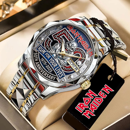 Iron Maiden 50th Anniversary Alloy Luxury Quartz Watch – TANTN21560
