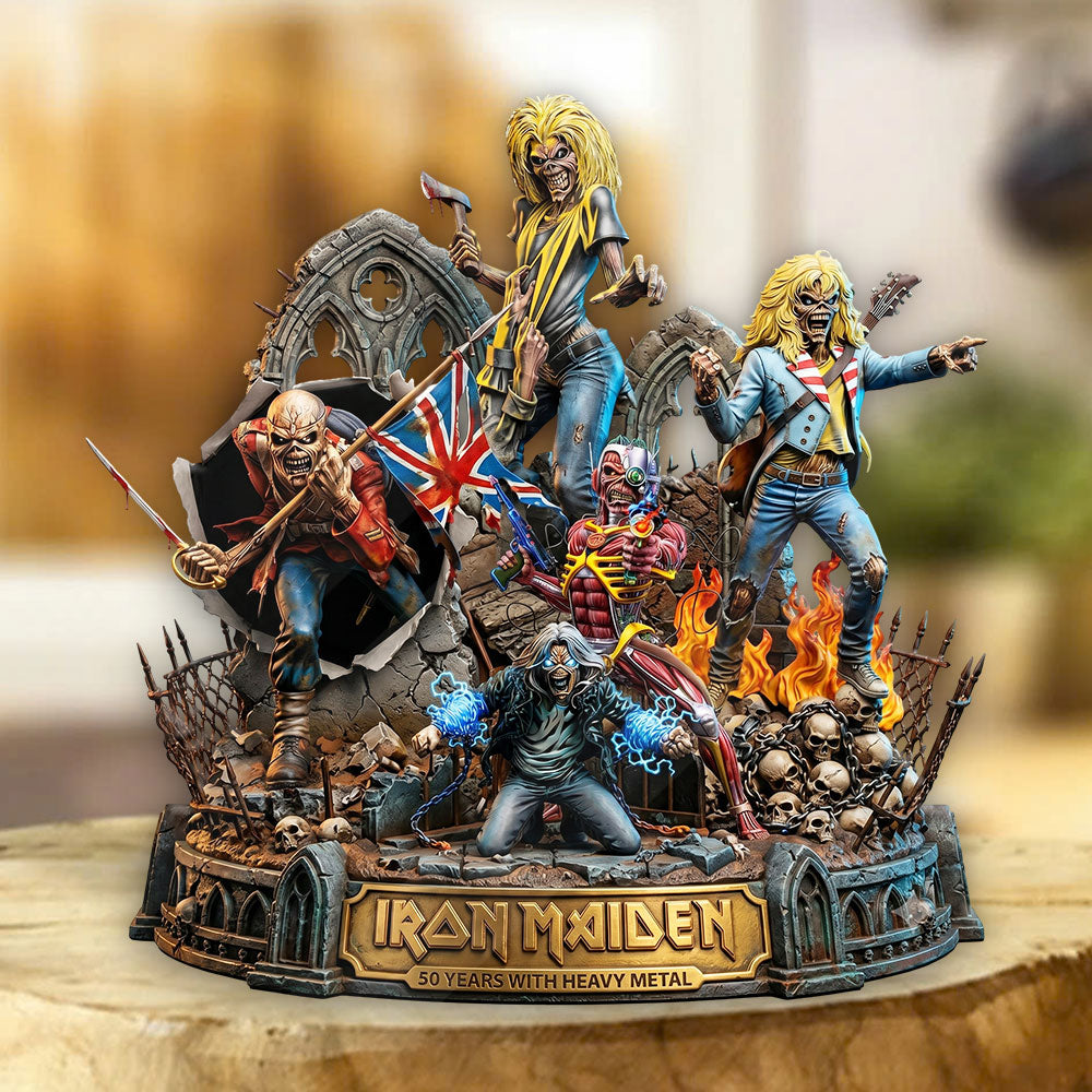 Iron Maiden Custom Shape Acrylic Plaque – TMTHU6706