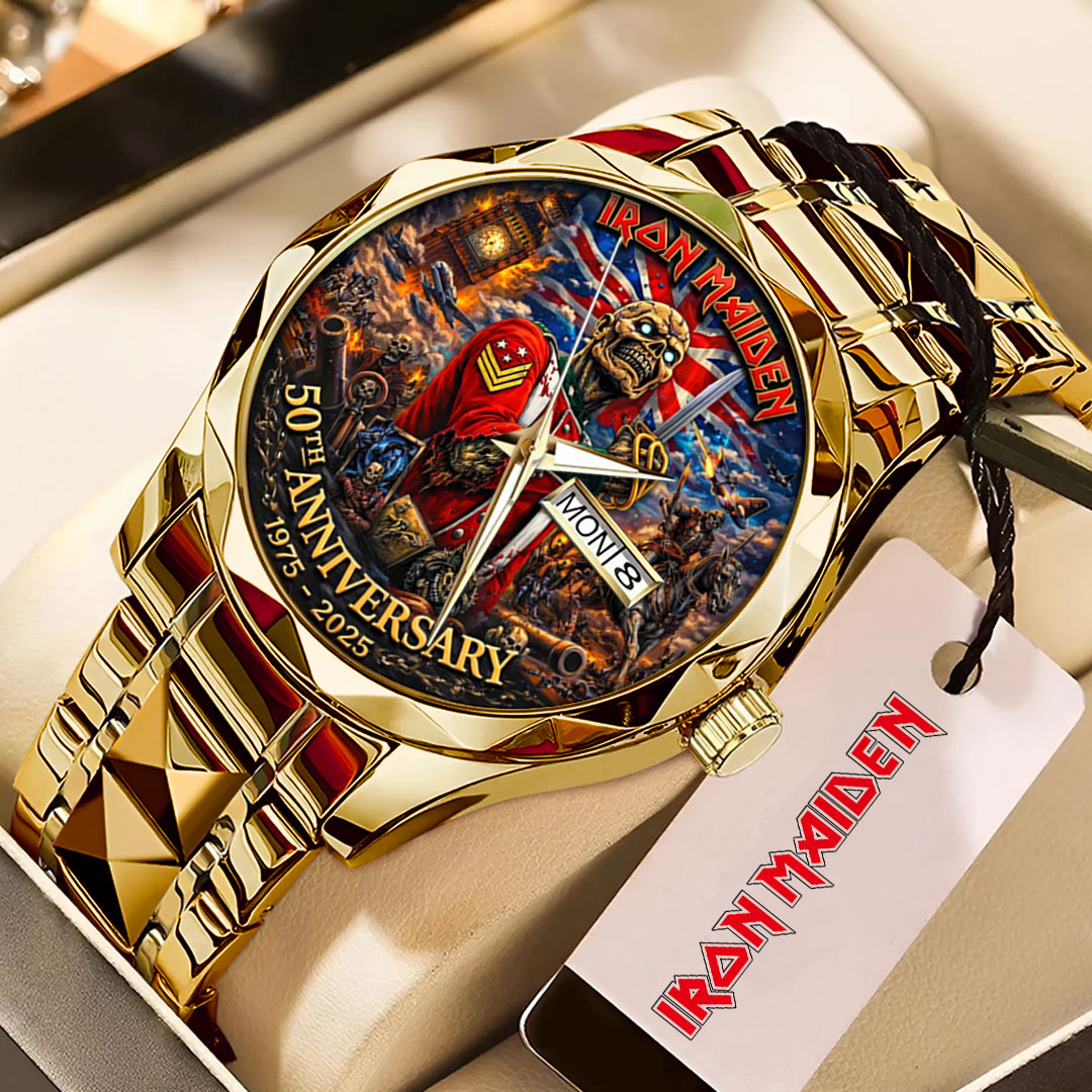 Iron Maiden Alloy Luxury Quartz Watch – TMTHU4858