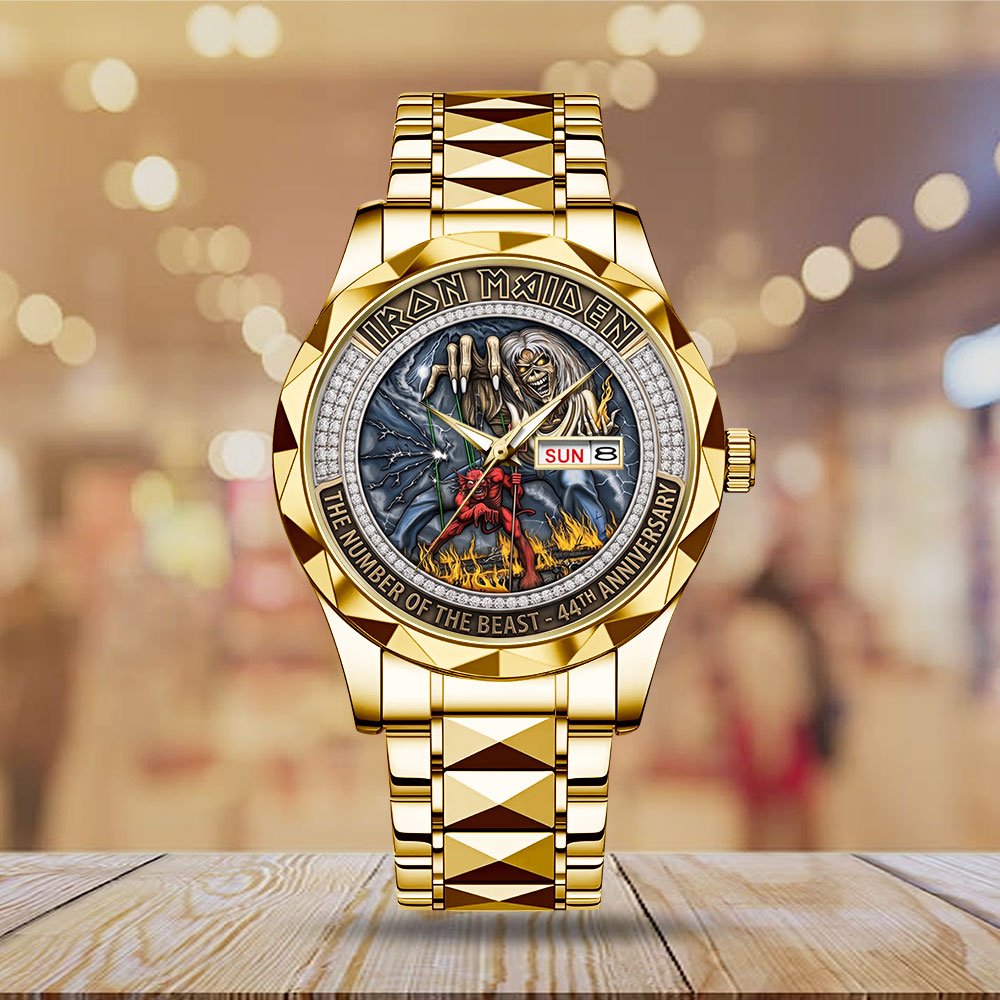 Iron Maiden Alloy Luxury Quartz Watch – TMTHU7560