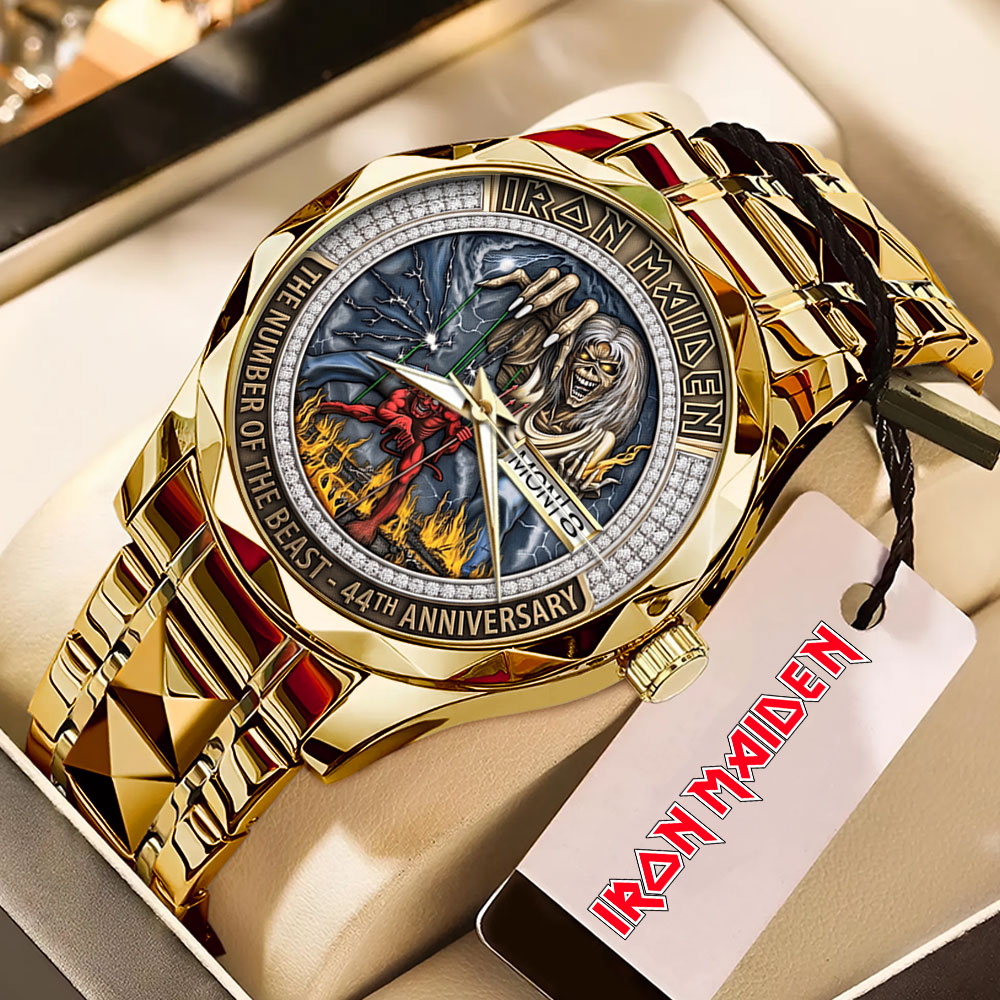 Iron Maiden Alloy Luxury Quartz Watch – TMTHU7560